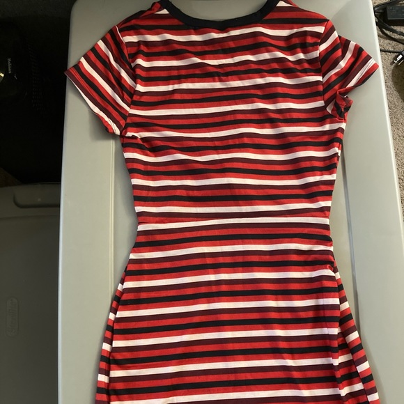 Red Striped Dress - Picture 3 of 5
